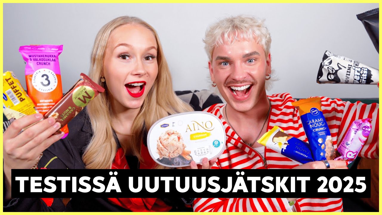 TESTISSÄ UUTUUSJÄÄTELÖT 2025