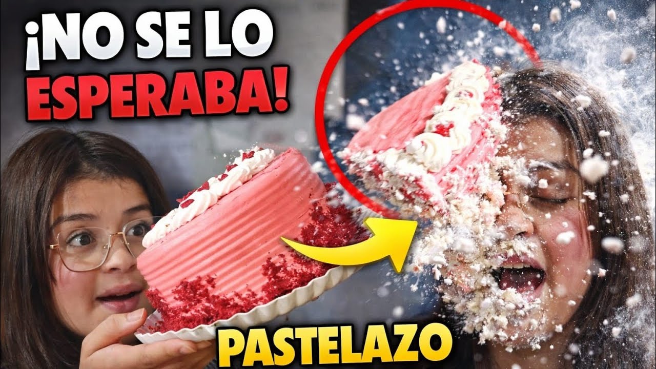 Sorpresa en mi cumpleaños 🎂 🥳+ mi hermana me empujó al pastel🤣👀