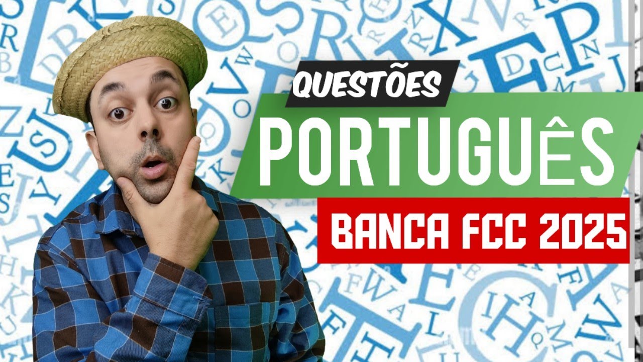 Questões de Português da Banca FCC [TODAS DE  2025]