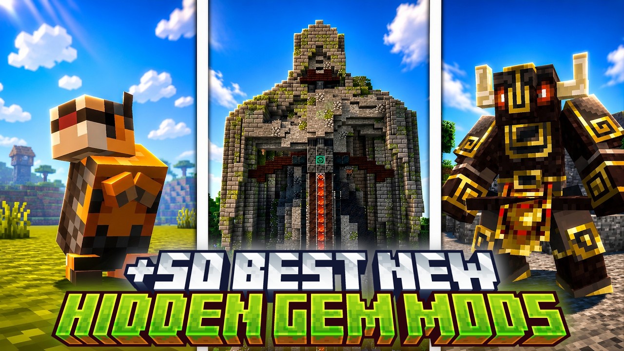 These +50 Best NEW Minecraft Mods are Actually Insane! [+1.20.1, +1.21.1 | Fabric / Forge]