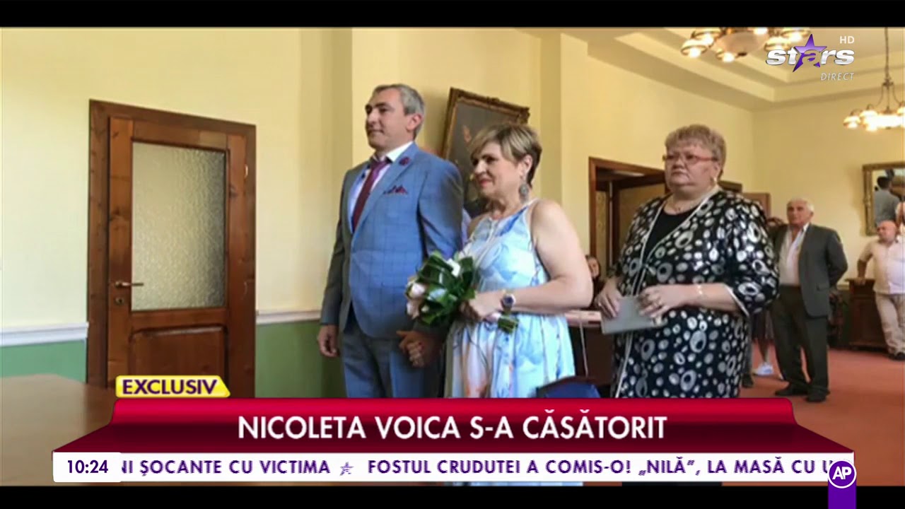 Nicoleta Voica, cunoscuta interpretă de muzică populară, s-a căsătorit. Imagini de la cununie civilă