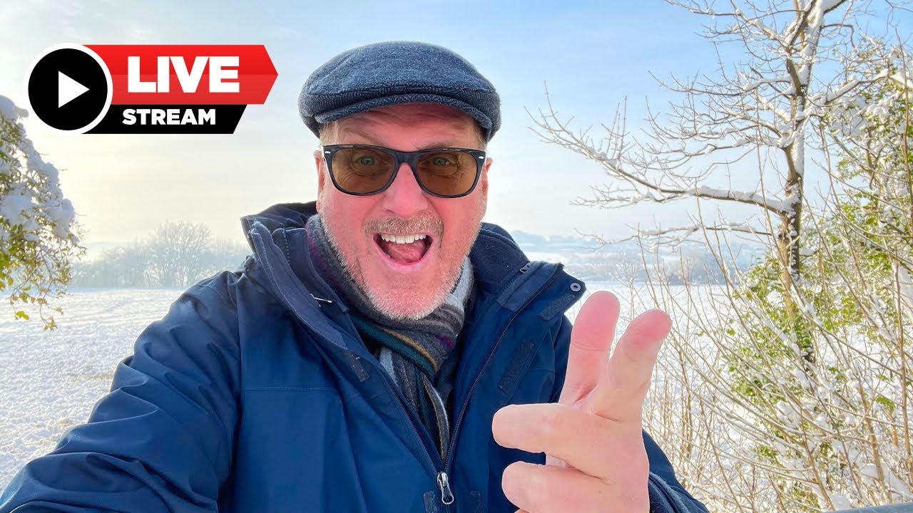 🔴 A Sunny Snow Day Walk in Leeds West Yorkshire. LIVE