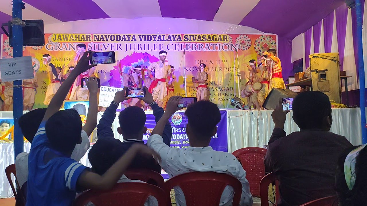 JNV SIVASAGAR...bihu team