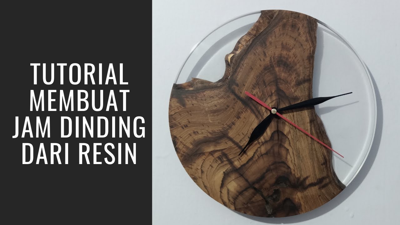 Tutorial Membuat Jam Dinding Dari Resin - Aksesoris Resin - Resin Wall Clock Diy