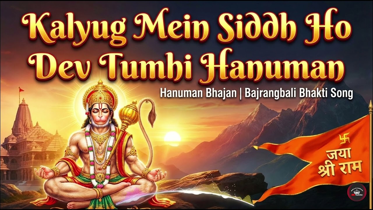 Kalyug Mein Siddh Ho Dev Tumhi Hanuman 🙏 | Hanuman Bhajan | Bajrangbali Bhakti Song | Jai Shri Ram