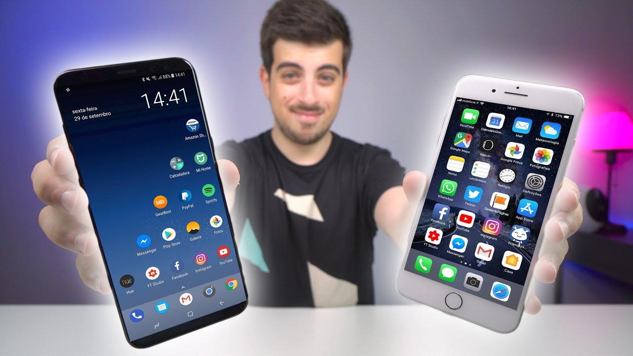 QUAL O MELHOR - iPhone 8 Plus ou Galaxy S8 Plus