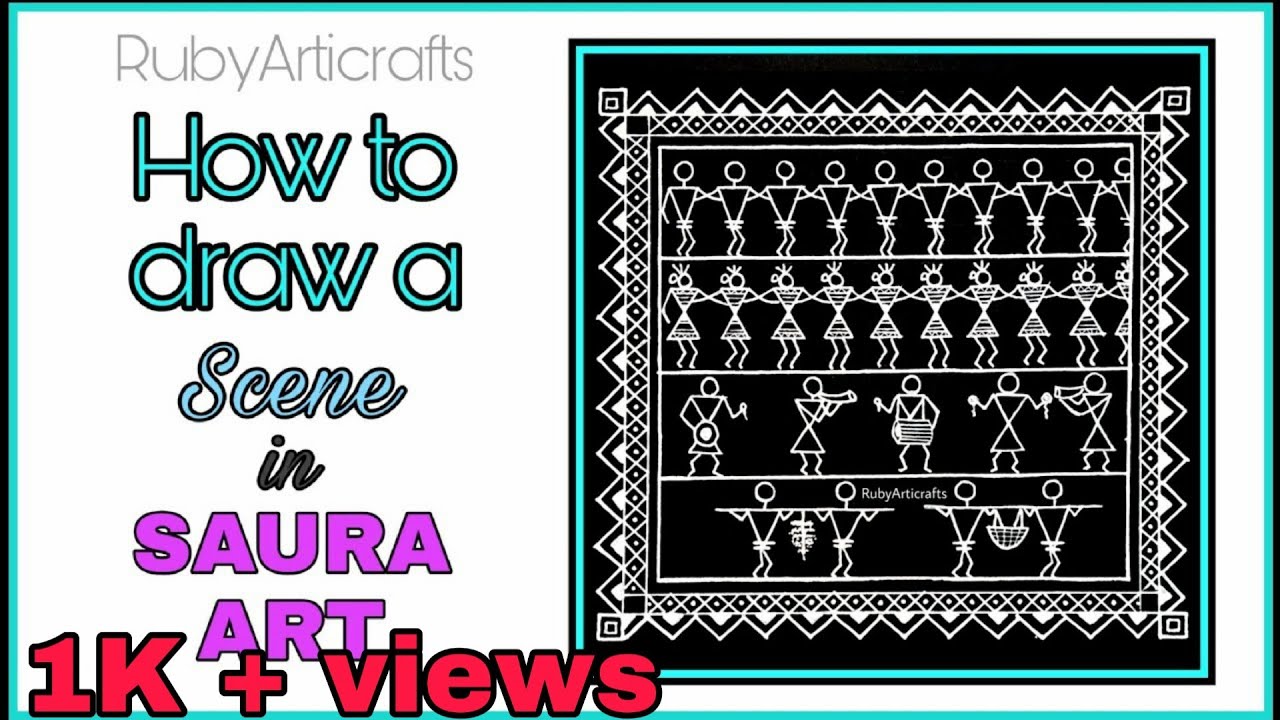 How to draw a scene in saura art