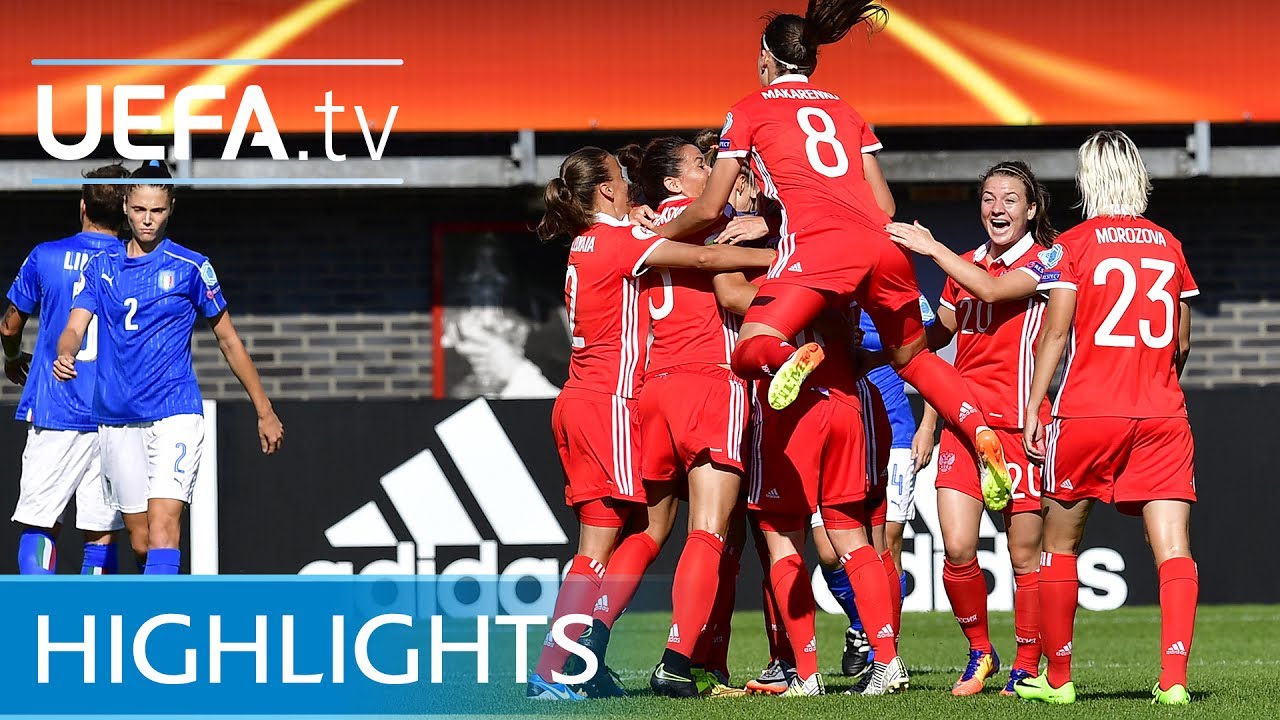 Women's EURO highlights: Italy 1-2 Russia