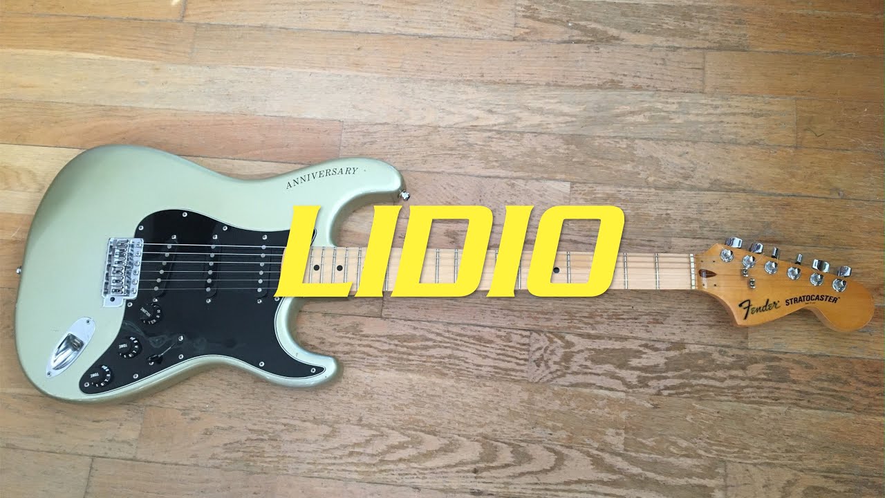 Guitar Backing Track. Fa Lidio. F Lydian. Modo Lidio.