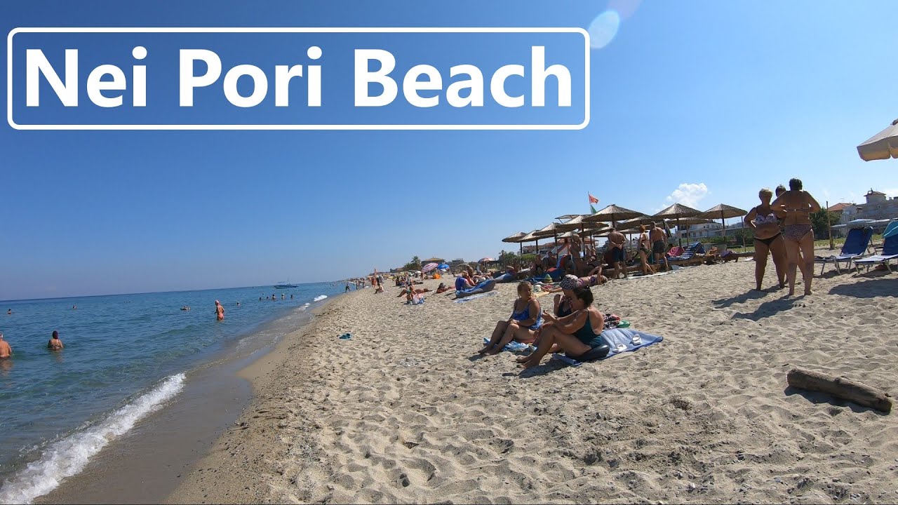 Nei Pori Greece - Beach Walk 2025