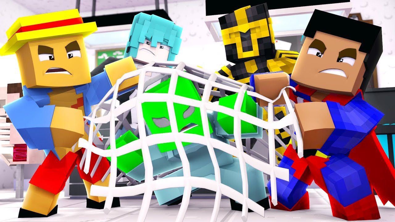 CAPTURAMOS UN ALIEN EN EL AREA 51 EN MINECRAFT TROLL 👽