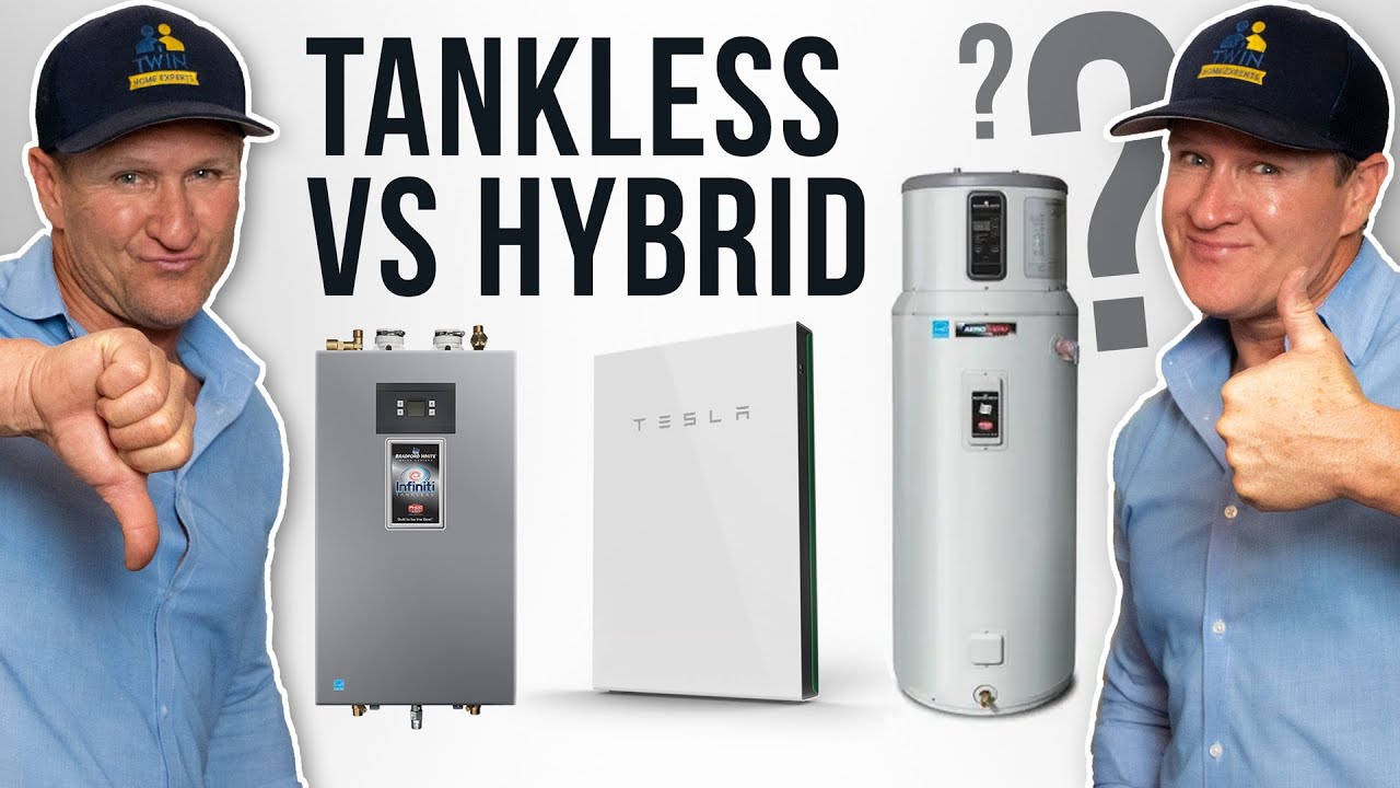 Tankless (electric) Water Heater vs Hybrid  with a TESLA POWERWALL...which is BEST?