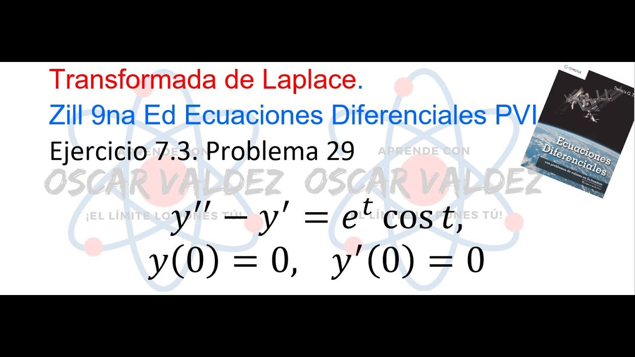 Ejercicios 7.3 Problema 29 Dennis G. ZILL ED 9na Ed. Transformada de Laplace ED PVI