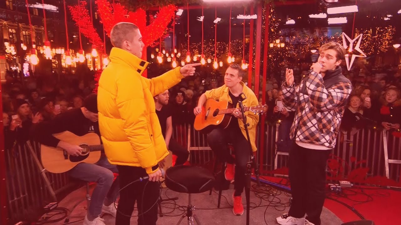 Felix Sandman och Benjamin Ingrosso - Tror du att han bryr sig / Musikhjälpen 2018
