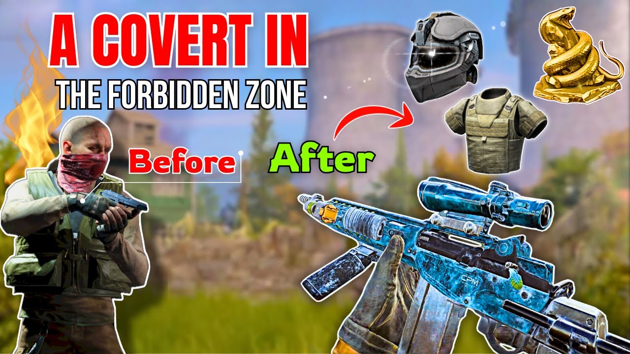 A covert in The forbidden zone!😱 - محتال بالمزرعة المحرمة💀(ARENA BREAKOUT)