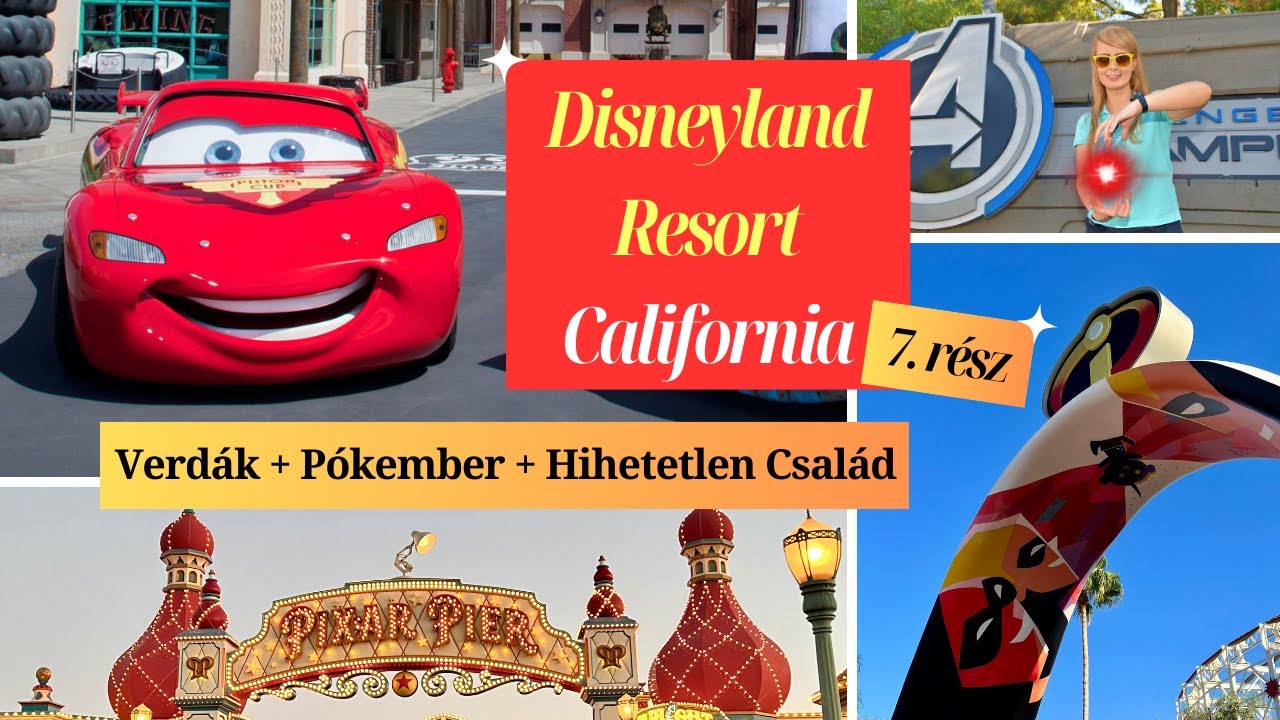 USA / DISNEYLAND VLOG (magyarul) - 7. rész #disneycaliforniaadventure #utazás #magyar