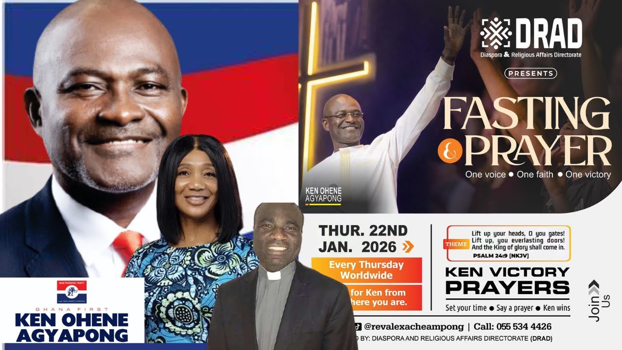 BREAKING NEWS: GOD HAS ALREADY SPOKEN FOR KENNEDY AGYAPONG - VICTORY HAS COME...JOIN THE SHOW.