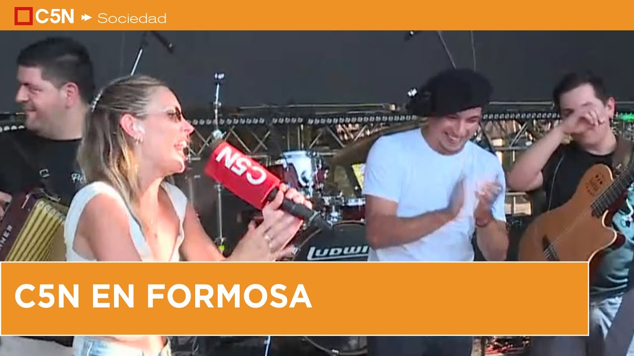 C5N en CIUDAD de FORMOSA: a puro CHAMAMÉ con PIKO FRANK