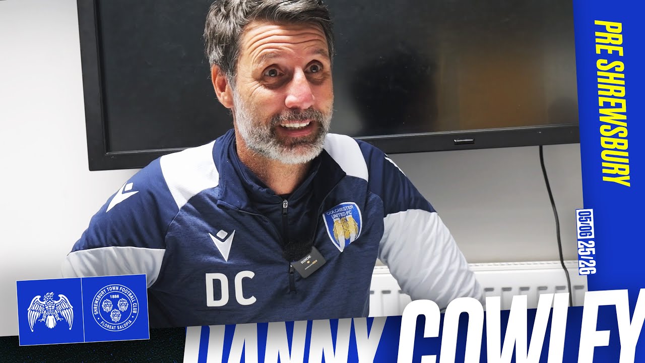 Danny Cowley | Pre Shrewsbury Town #ColU