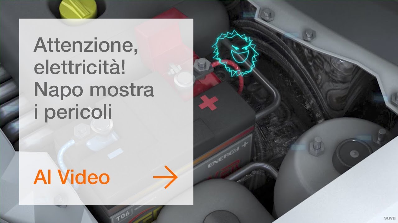 Attenzione, elettricità! Napo mostra i pericoli