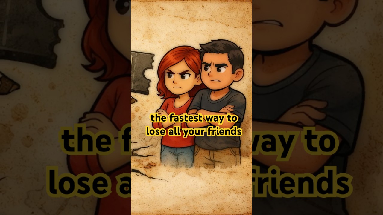 The fastest way to lose all of your friends