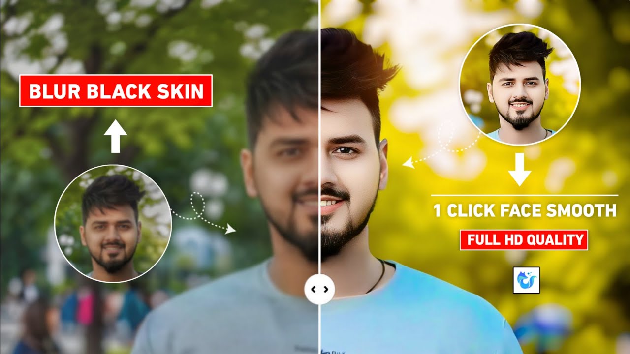 One click में face को smooth hd कैसे करें | Face smooth just one click | Photo ko hd kaise banaye