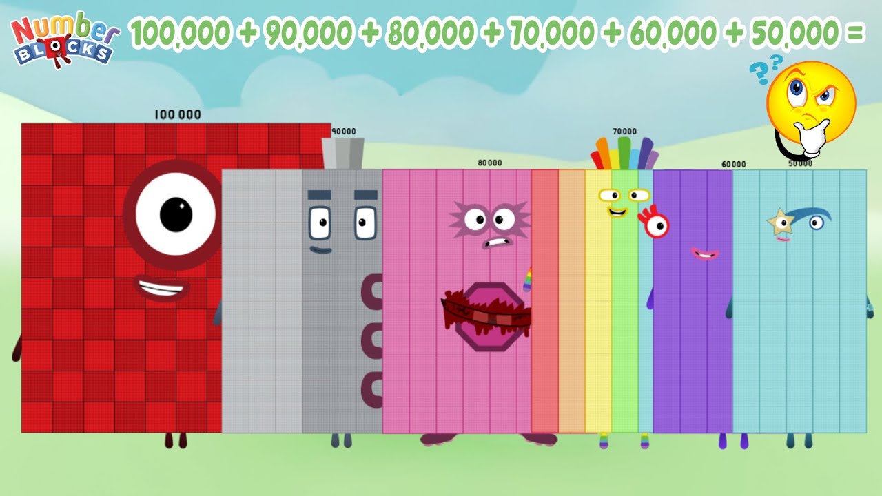 NUMBERBLOCKS BIG TO SMALL ADDITION IN DESCENDING ORDER | FIND THE SUM | LEARN TO COUNT | COLORART_ID