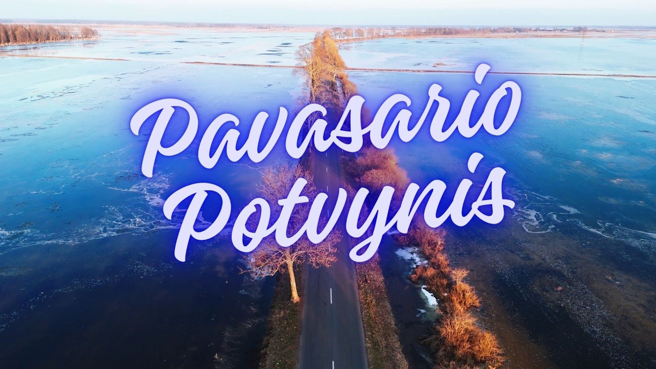 Pavasario potvynio už[ietos pievos / Spring Flooded Meadows  4K