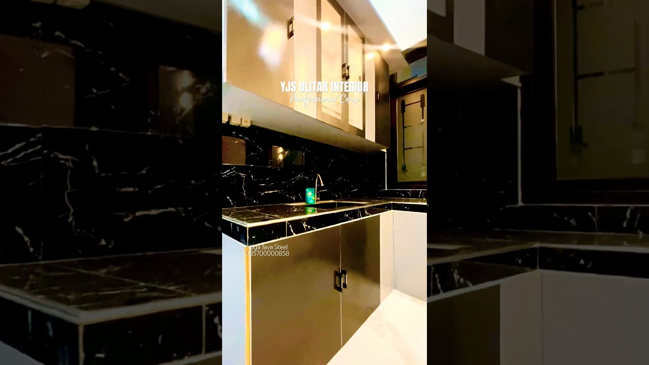 YJS BLITAR INTERIOR - Dapur Modern Minimalis - interior hotel bintang 4 #soundviral #kitchen