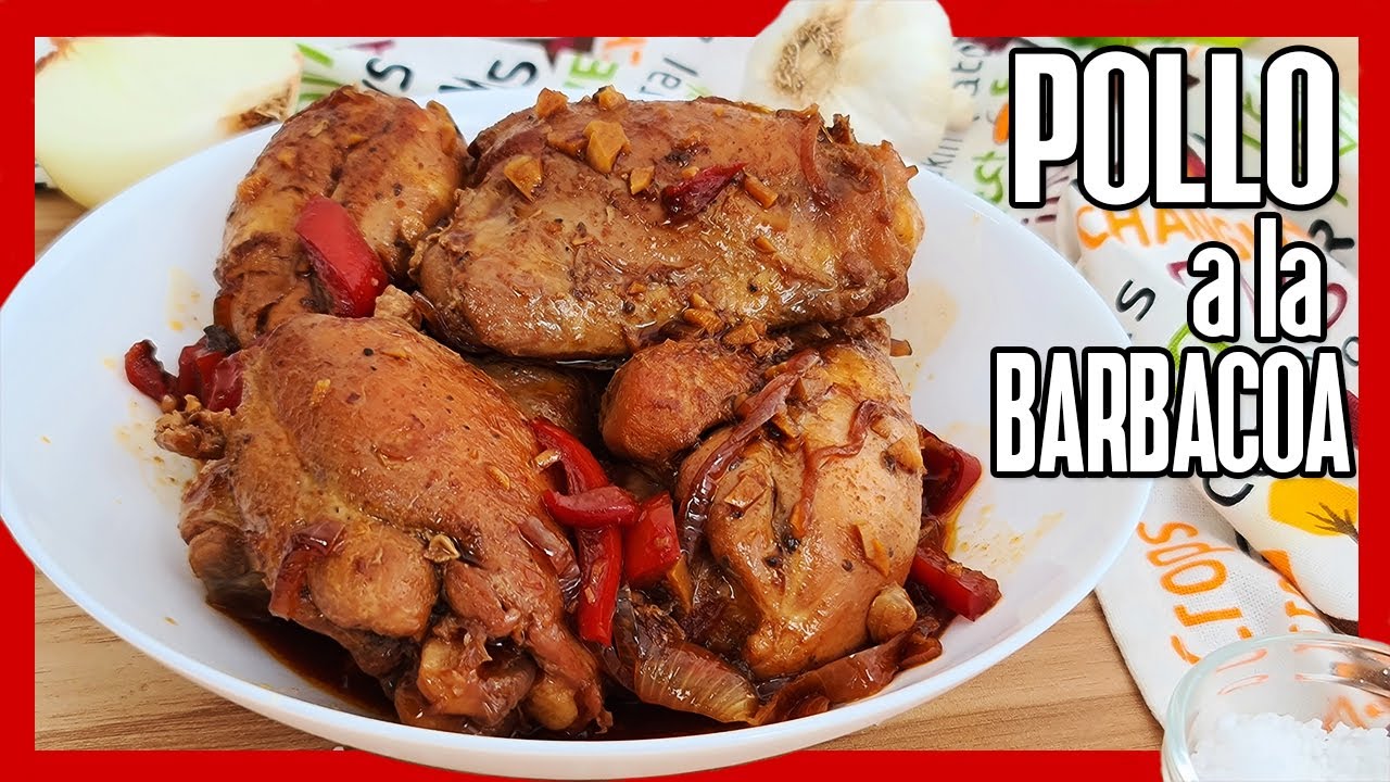 😋 Cómo Hacer POLLO A LA BARBACOA Cubano Fácil ► Receta Cubana
