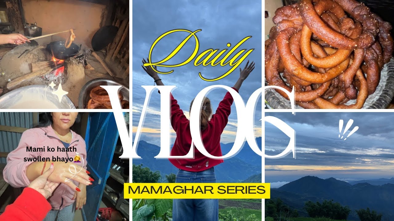 Selroti banaudai mami mamaghar maa || Mamaghar series vlog ||
