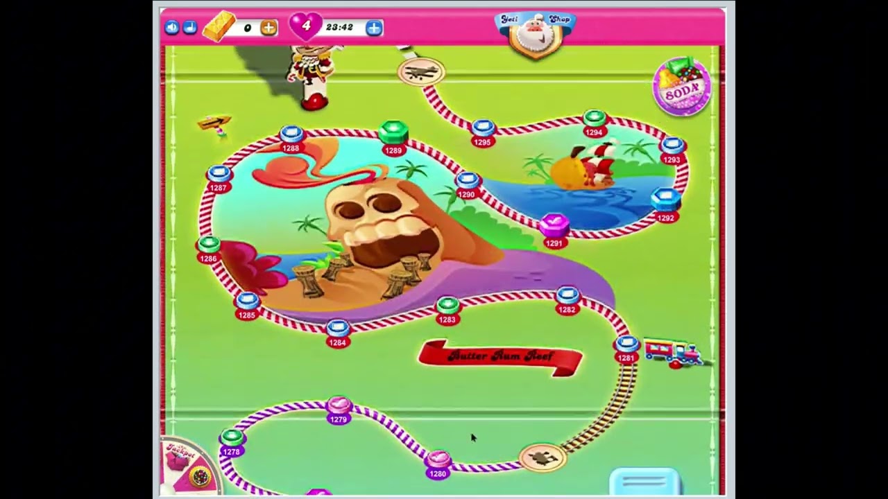 The Original 2012-2017 Candy Crush Saga Map (Facebook Flash Version)