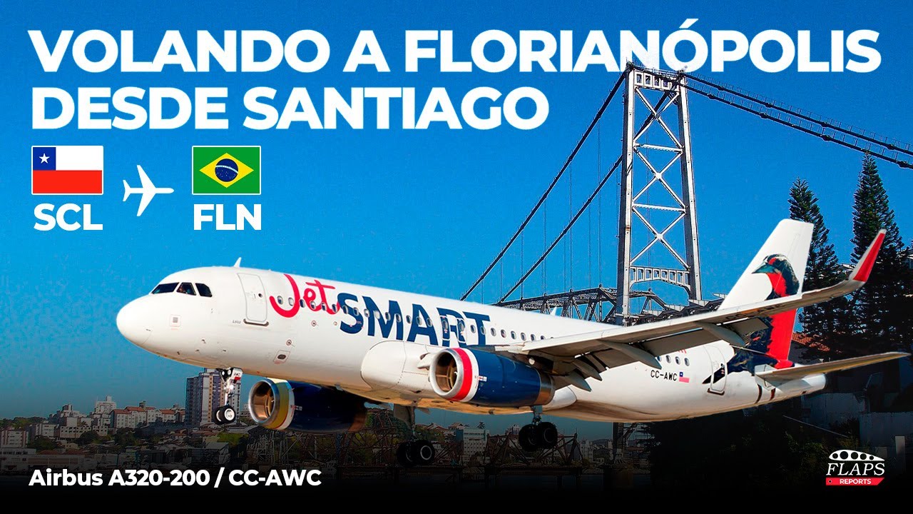 Volando a FLORIANÓPOLIS con JetSMART desde SANTIAGO | AIRBUS A320-200 | Economy | TRIP REPORT