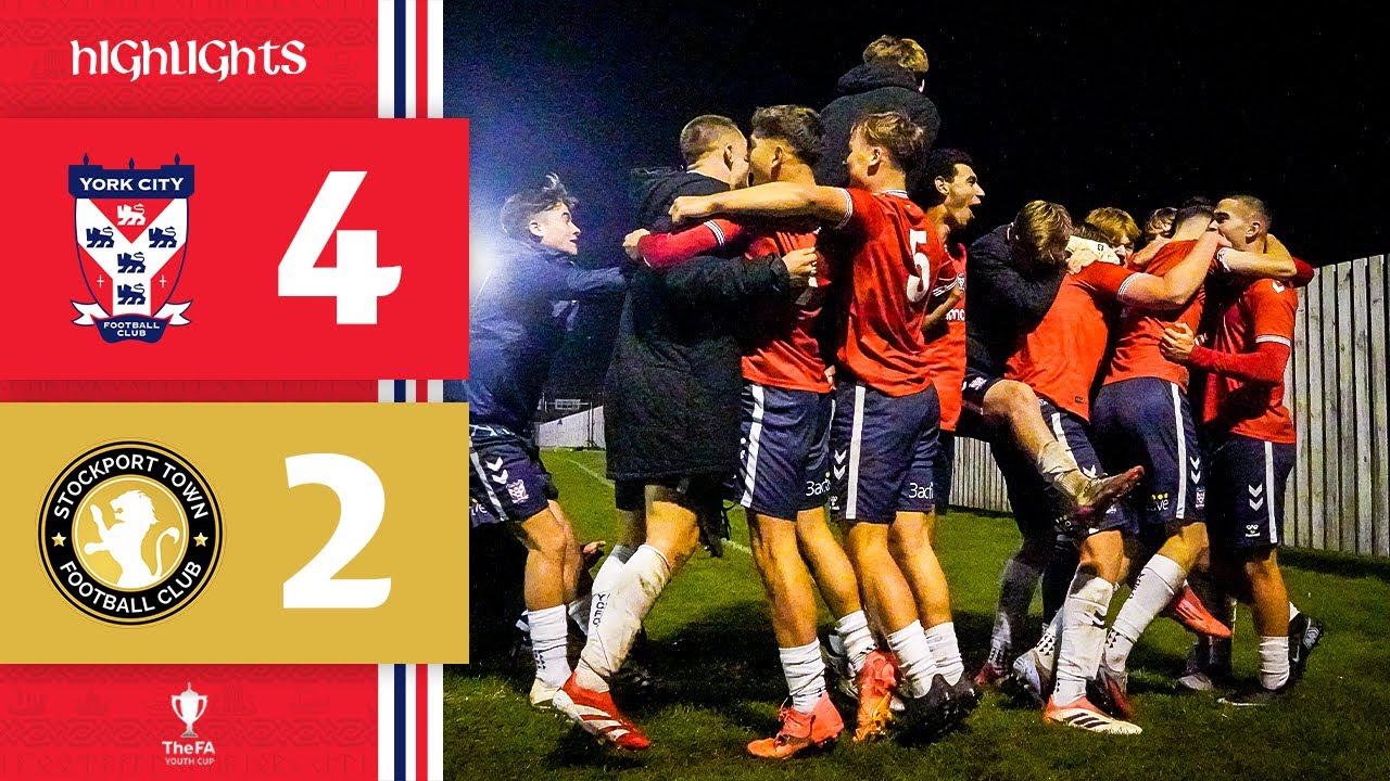 📺 FA Youth Cup Match Highlights | York City U18 4-2 Stockport Town U18 | 2025/26