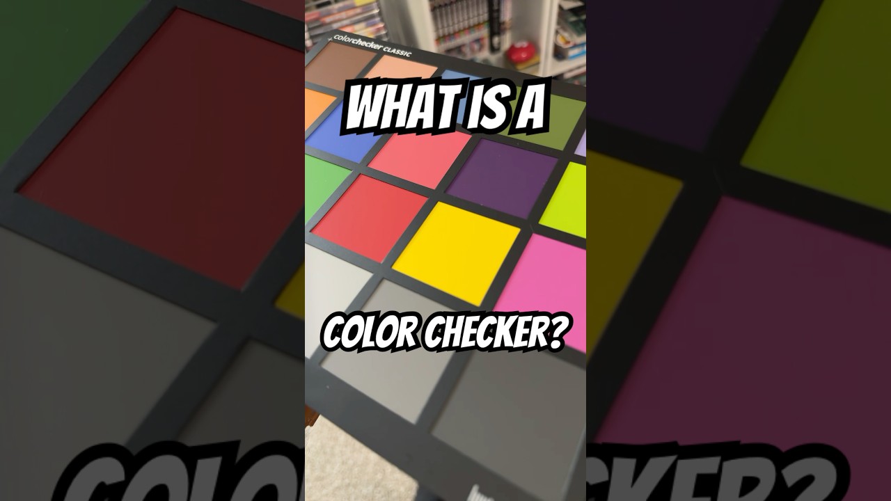 What is a color checker? #tech #colorgrading #videomaking #film #filmmaking