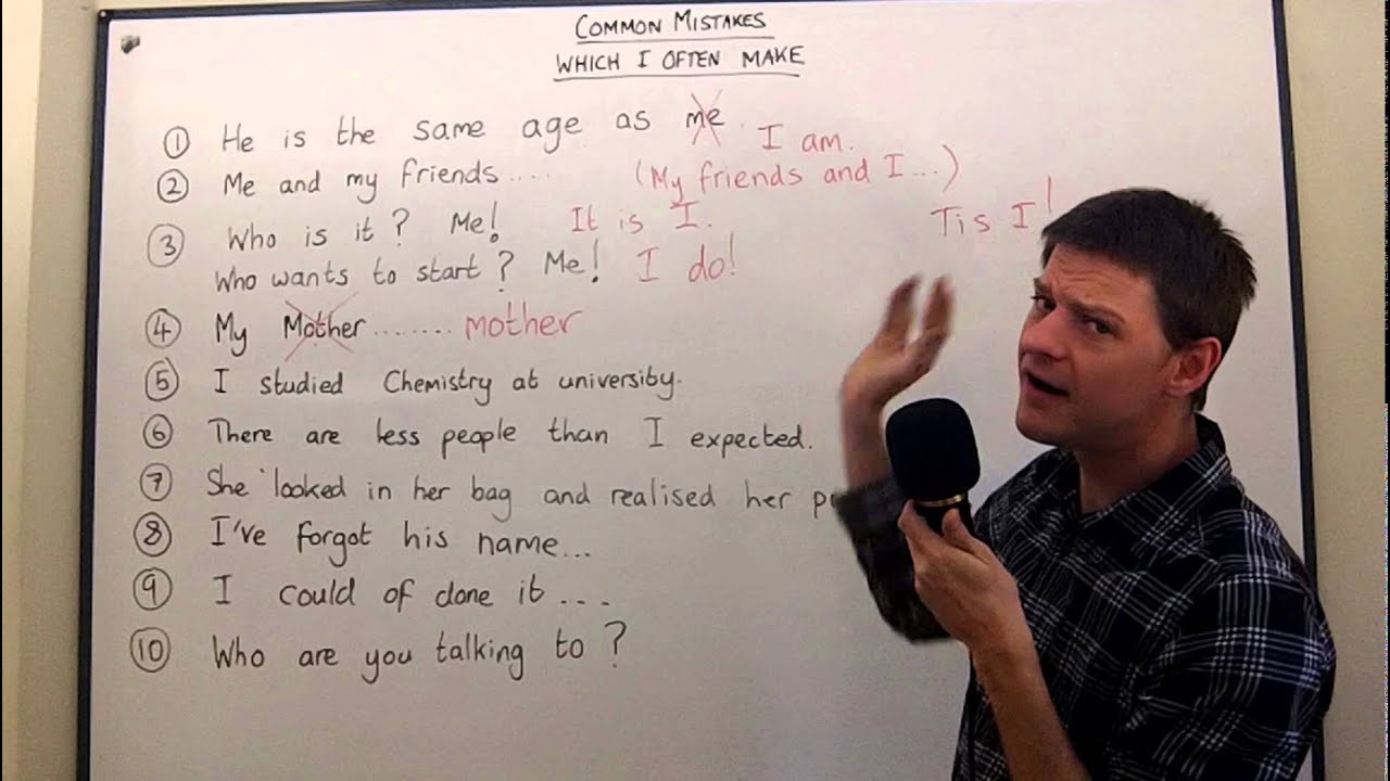 Common mistakes which I make. Lesson 50