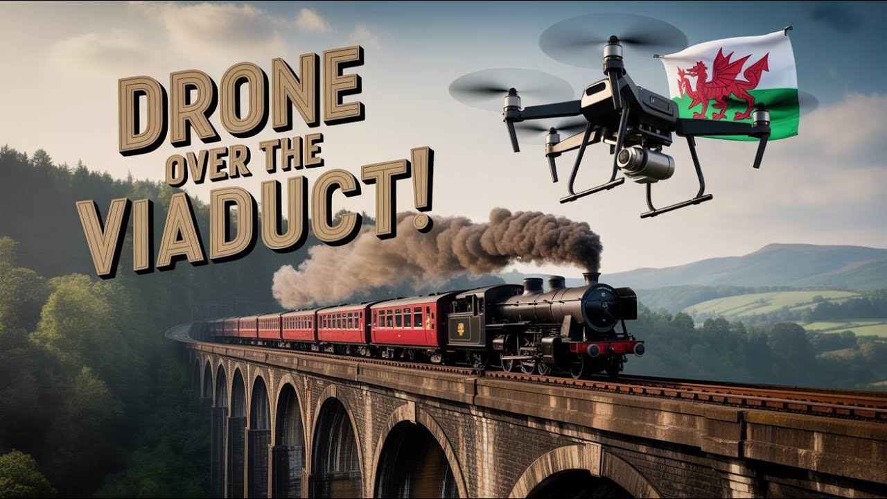 Cynghordy Viaduct by Drone in 4K