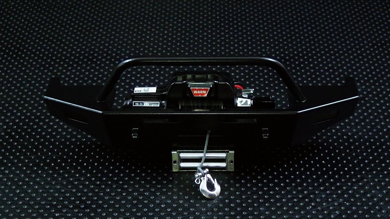 Mounting a RC4WD 1/10 Warn 9.5cti Winch onto the Front Machined Winch Bumper for Trail Finder 2