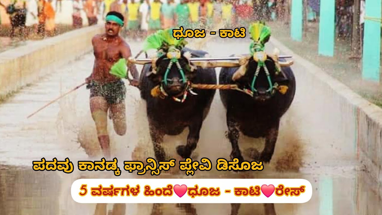 🔥5 years ago ❤️DOOJA - KAATI❤️ race in ವೇಣೂರು ಕಂಬಳ💥