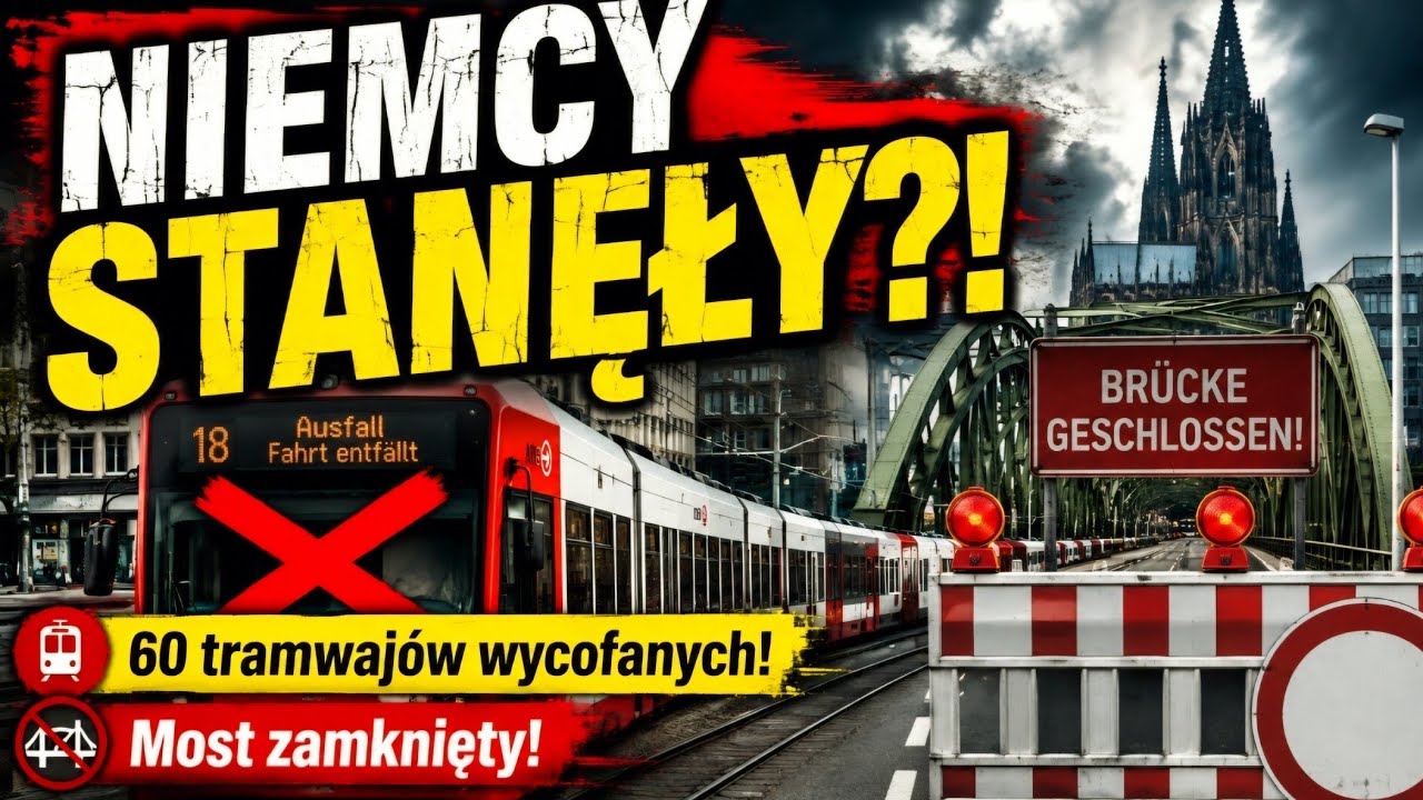 SZOK W BONN! 60 tramwaj&oacute;w nagle znika z ulic! #Niemcy #Bonn #Infrastruktura #Kryzys #Transport 