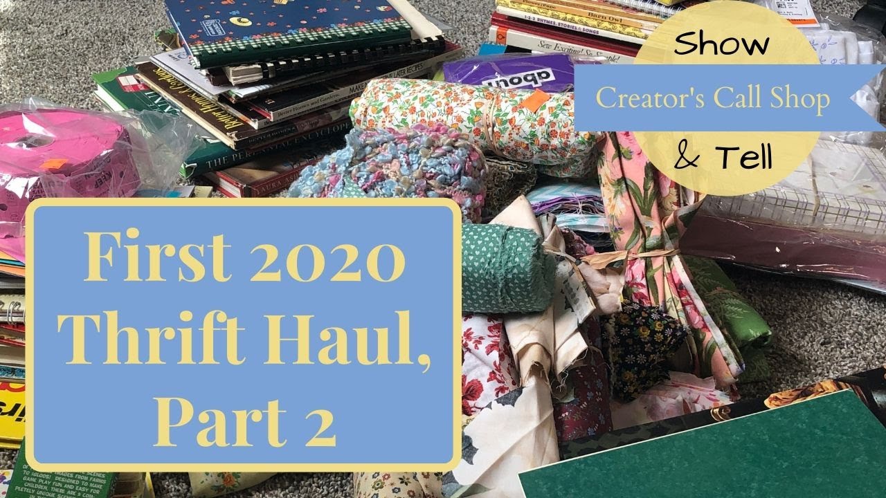 First Thrift Haul in 2020, Part 2 | Looking for Junk Journal Supplies!