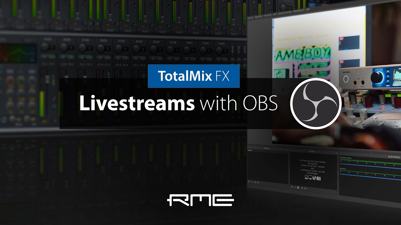 Livestreams with OBS under macOS