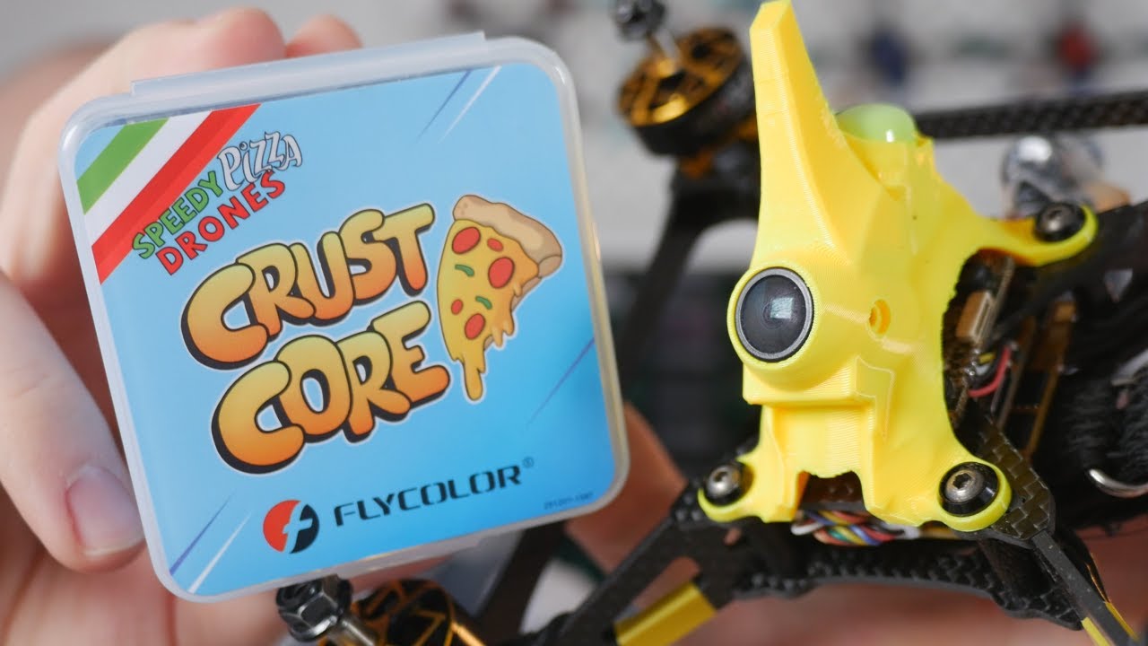 Speedy Pizza Drones + FlyColor = Crust Core Stack 🍕