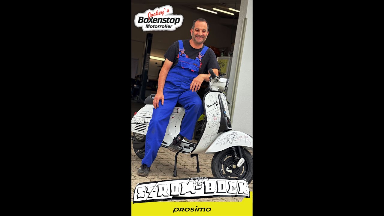 Jockeys Boxenstop ist jetzt prosimo Partner | Elektro Kits für Vespa ⚡🛵