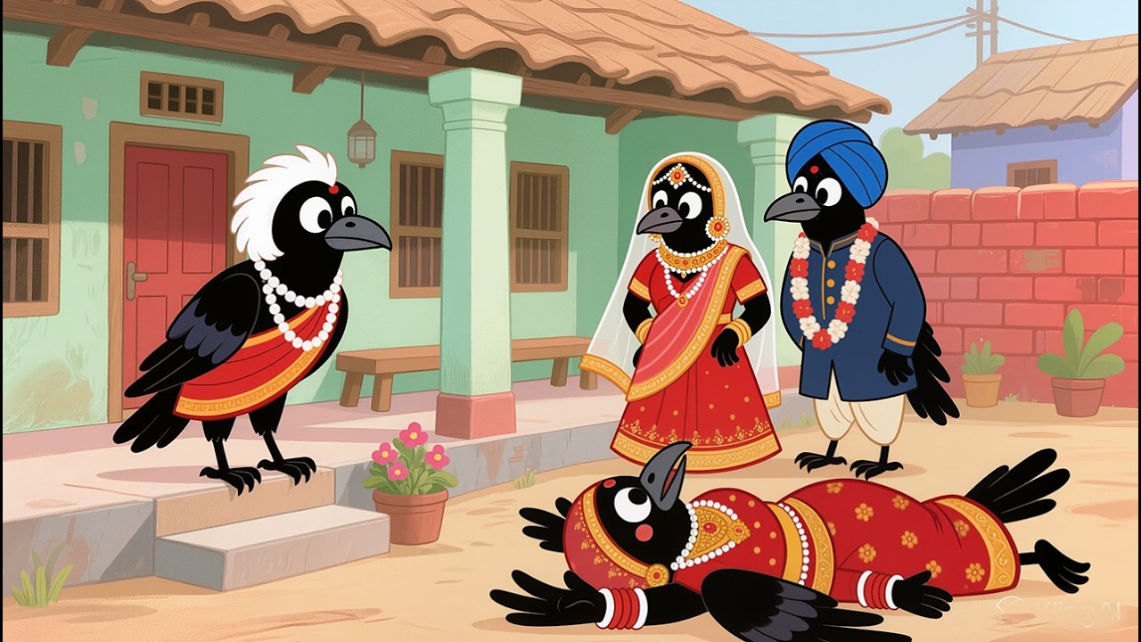 कौवी सास ने बर्बाद किया 2 बहुओ को  Crow daughter-in-law ruined everything.. #HindiCartoon