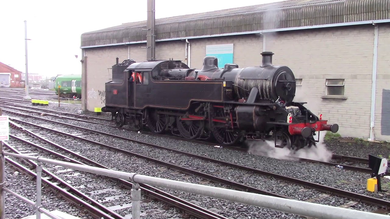 RPSI WT Class loco No.4 - Light Engine - Dublin Connolly 11/5/18