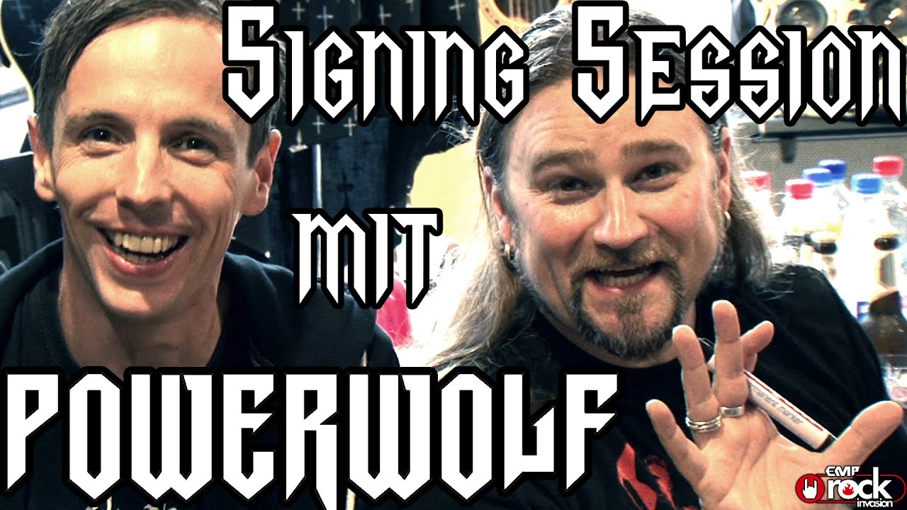 Autogrammstunde POWERWOLF im EMP Store Essen
