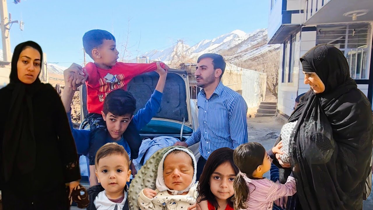 Hussein returns from the village with full hands, Niayesh stays in the village and Sogoli's peace 🤱🌹