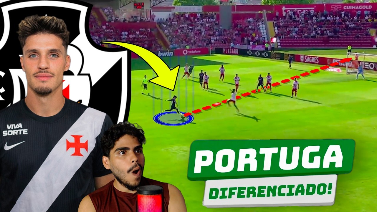 COMO JOGA DINIS PINTO POSSIVEL REFORÇO DO VASCO PRA 2026!