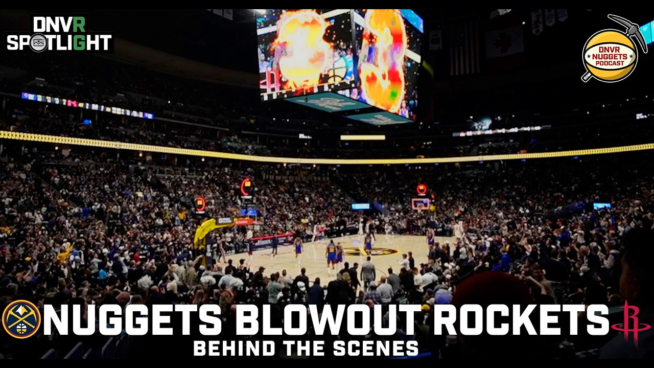 On the Court for Denver Nuggets' HUGE 36pt BLOWOUT WIN at Home vs Rockets